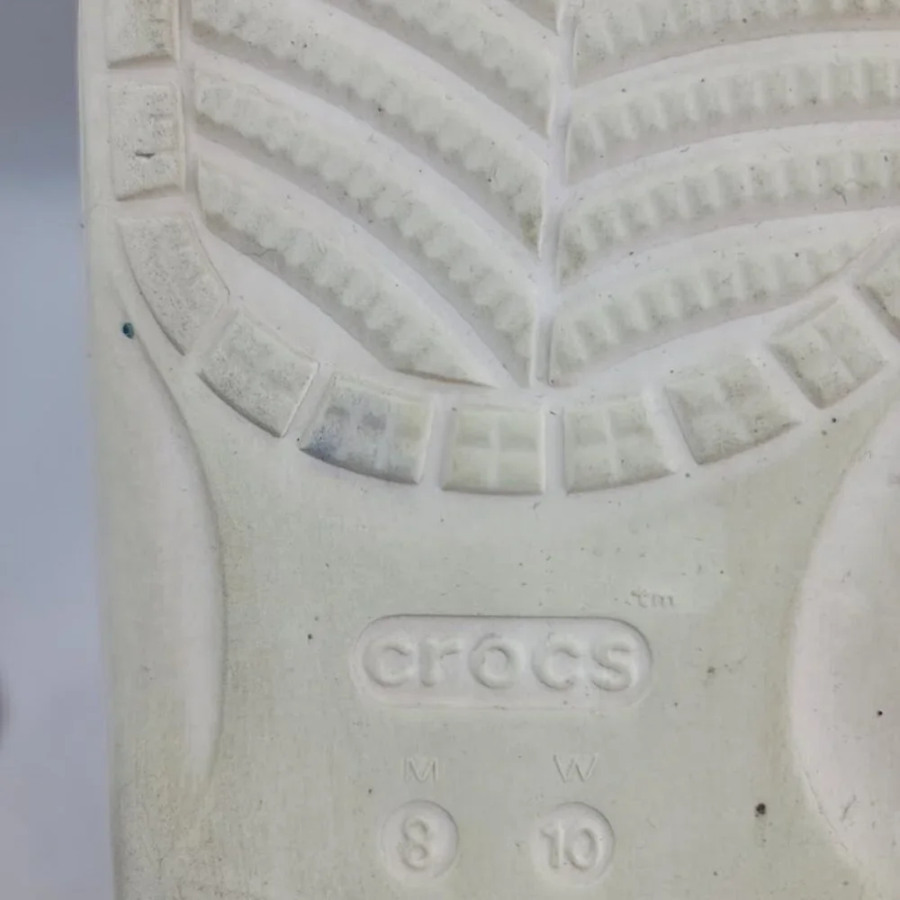 Crocs Men's Multicolor Classic Marble Meo Studs Slip-On Slide Sandal Size‎ 8